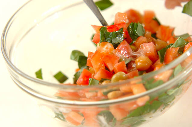 豆とトマトのフレンチサラダの作り方の手順3