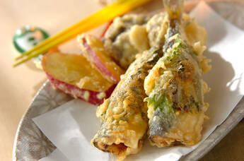 サクサクイワシの天ぷら