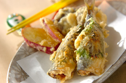 サクサクイワシの天ぷら