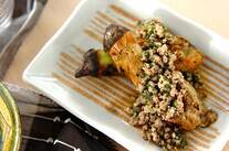 焼きナスのサラダ