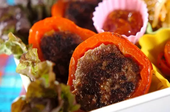 パプリカの肉詰め レシピ 作り方 E レシピ 料理のプロが作る簡単レシピ