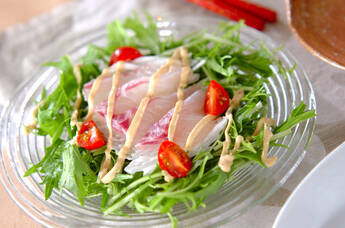 鯛のカルパッチョ