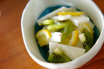 長芋とキウイの和え物