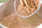 そば米とろろ汁の作り方1