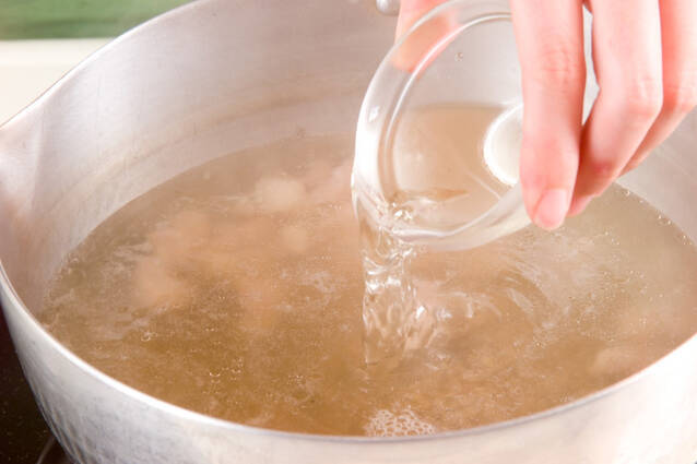 そば米とろろ汁の作り方の手順7