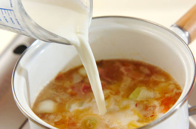 野菜のミルクスープの作り方の手順6