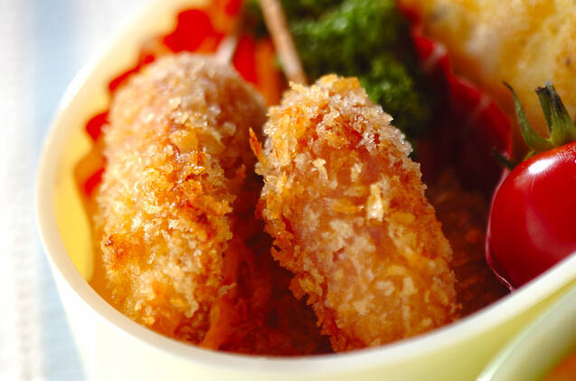 ソーセージのパン粉焼き