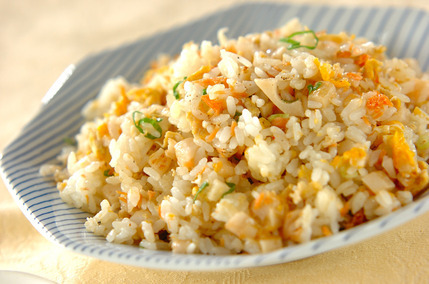 鮭のシャキシャキチャーハン