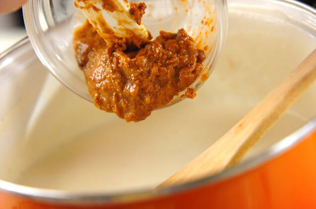 ウニと菜の花のグラタンの作り方の手順5