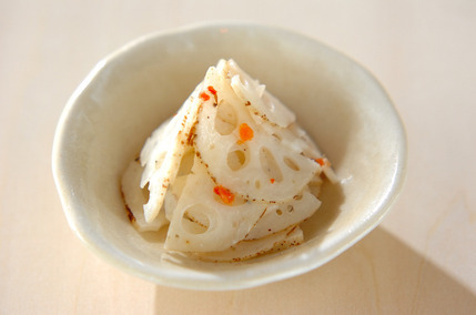 レンコンのレンジマリネ