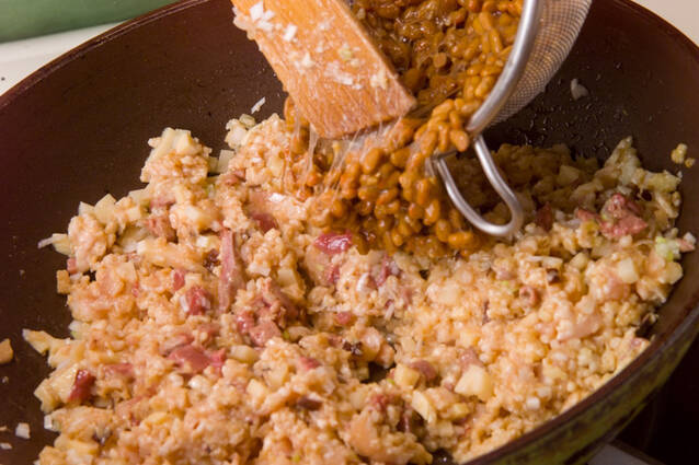 鶏肉納豆のレタス包みの作り方の手順10