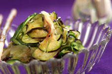 ナスのしば漬け風