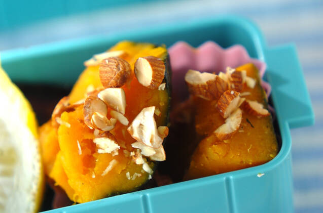 カボチャのアーモンド和え