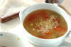 トマトと大葉の和風スープの作り方の手順