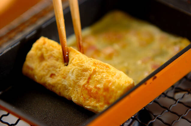 ベーコン卵焼きの作り方の手順3