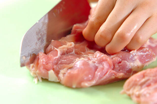 チキンカツおろしダレの作り方の手順1