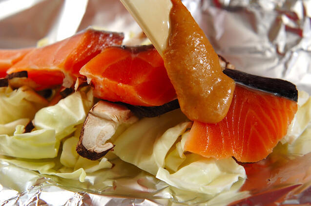 鮭のホイル焼きの作り方の手順2