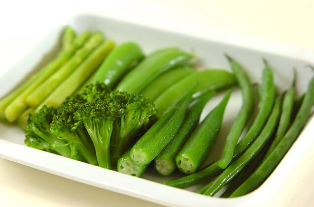 野菜とシーフードのサラダカレー風味の作り方の手順3