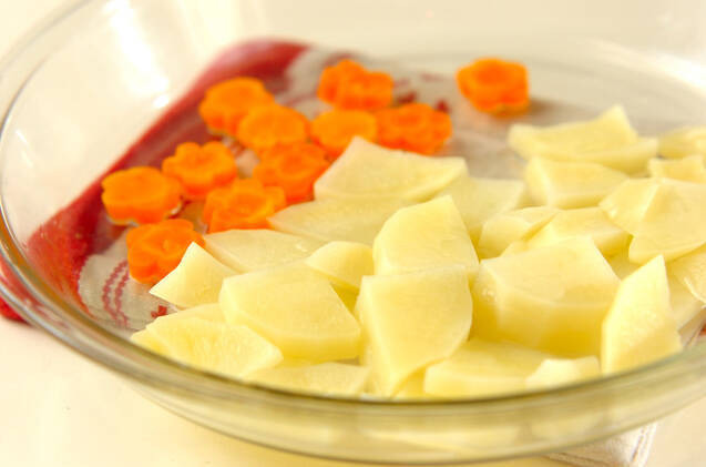 野菜とシーフードのサラダカレー風味の作り方の手順4