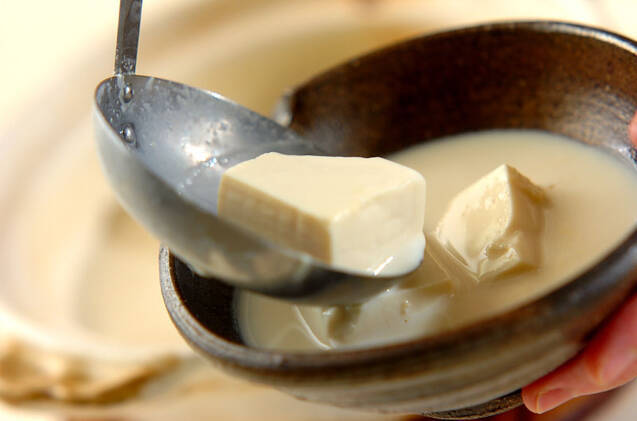 あったか豆乳湯豆腐の作り方の手順4