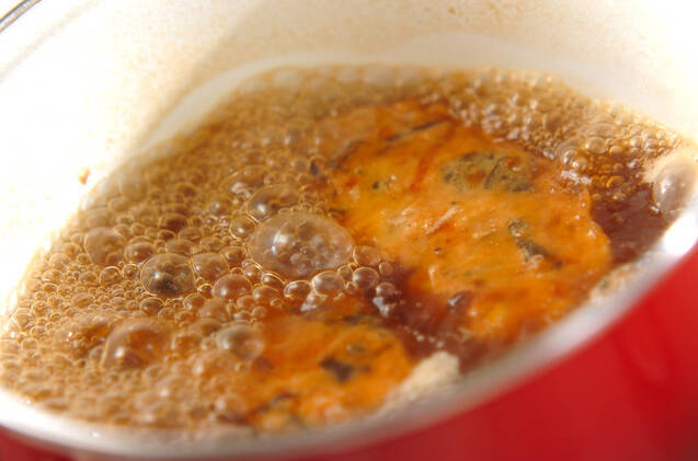 がんもどきのキムチ煮の作り方の手順3