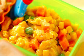 ふんわりベジタブル卵焼き