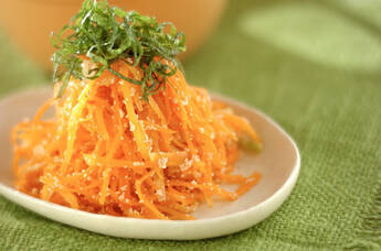 ニンジンのタラコ炒め