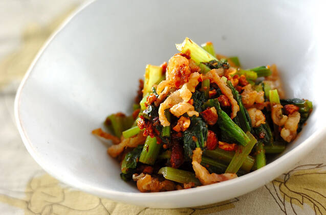 簡単にひと品プラス♪小鉢に使える「小松菜の常備菜」レシピ15選の画像