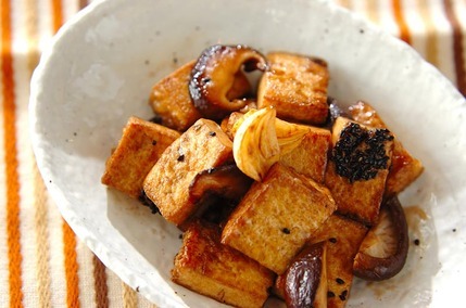 厚揚げのバルサミコ風味
