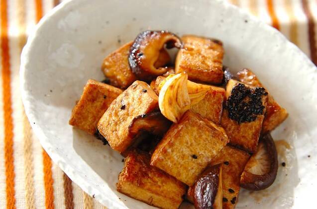 厚揚げのバルサミコ風味