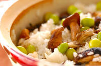 ギンナンと焼キノコご飯