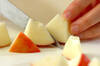 フルーツヨーグルトのメープルがけの作り方の手順1