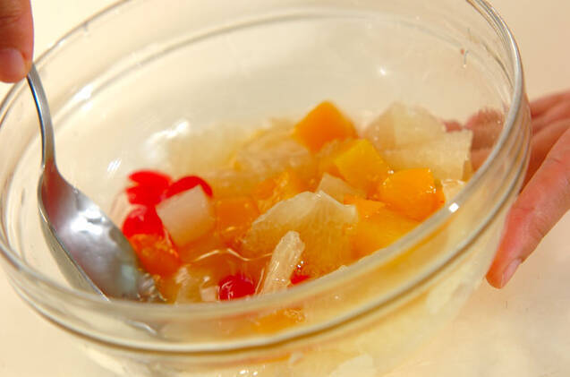 グレープフルーツポンチの作り方の手順2