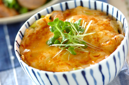 ぷりぷりあんかけエビ玉丼