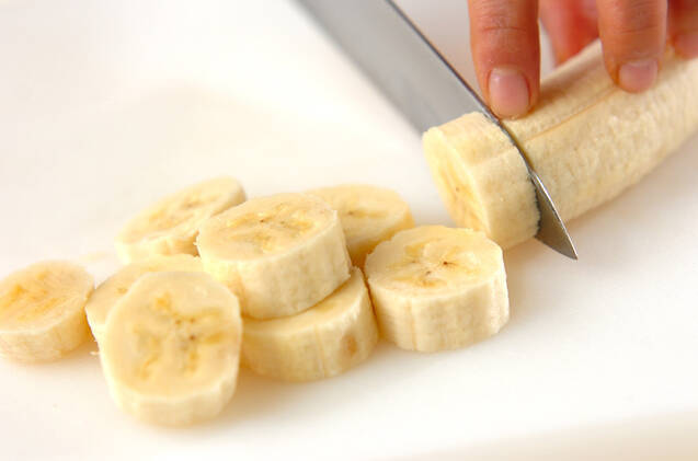 マシュマロチョコバナナの作り方の手順1