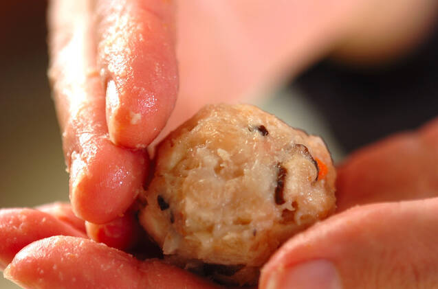チキンボールの作り方の手順2
