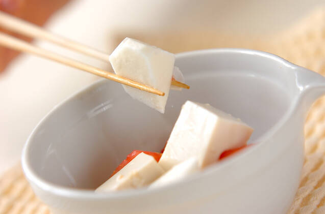 トマト奴サラダの作り方の手順4