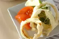 オニオンのリングフライ