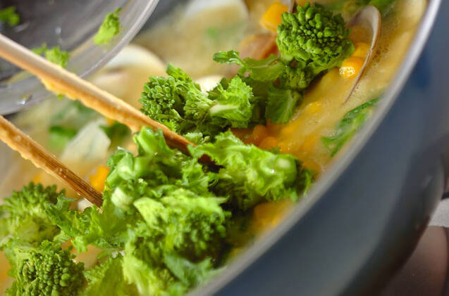 春のクリームパスタの作り方の手順7