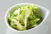 キャベツの塩もみ