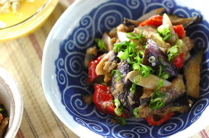 炒めナスのゴマみそ煮