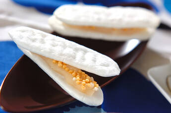 白あんせんべい