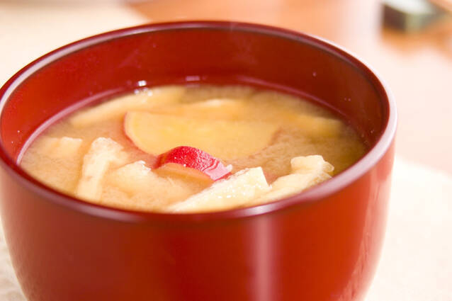 サツマイモのみそ汁