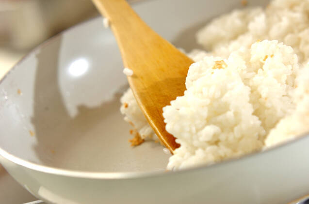 ガーリックライスの作り方の手順2