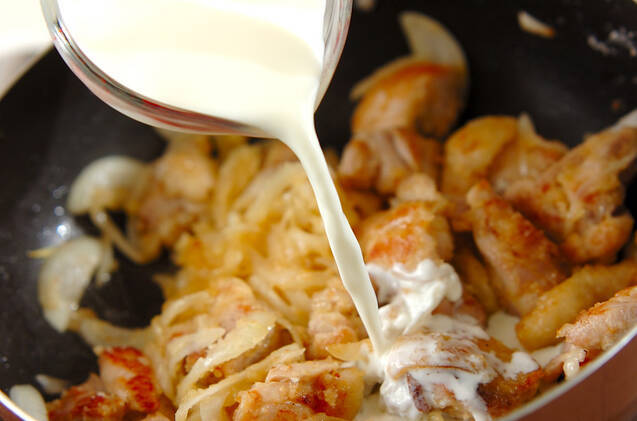 チキンのクリーム煮の作り方の手順4