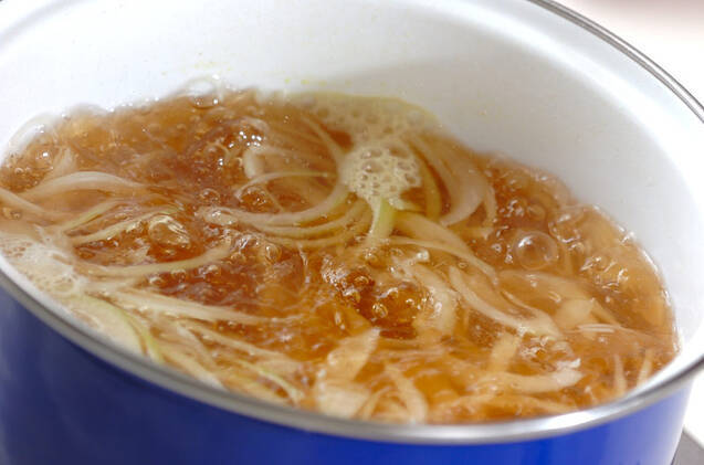 新ジャガの中華スープの作り方の手順3