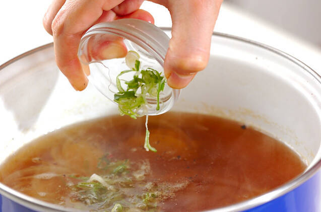 新ジャガの中華スープの作り方の手順4