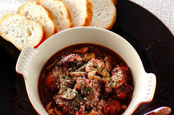 炊飯器でタコとキノコのやわらか煮