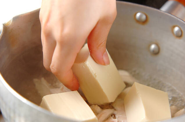 中華風とろみ豆腐の作り方の手順2