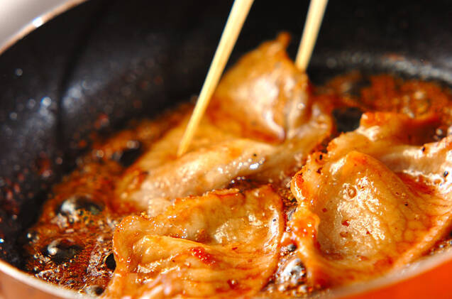豚のショウガ焼きの作り方の手順3